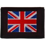 Zwarte klittenbandportemonnee 12x9cm - Applicatie 8x6cm vlag, Ophalen of Verzenden, Nieuw