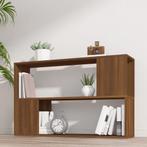vidaXL Boekenkast 100x24x63 cm bewerkt hout bruin eikenkleur, Huis en Inrichting, Kasten | Boekenkasten, 100 tot 150 cm, Verzenden