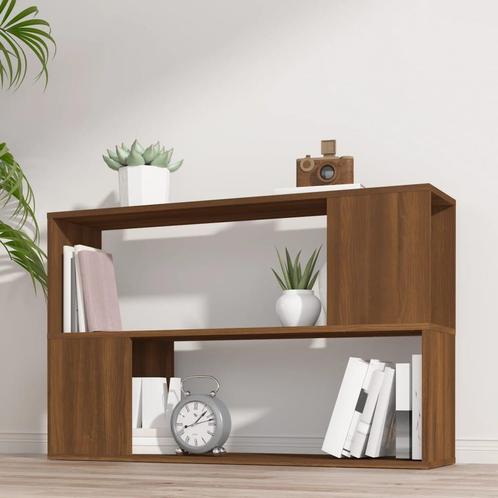 vidaXL Boekenkast 100x24x63 cm bewerkt hout bruin eikenkleur, Huis en Inrichting, Kasten | Boekenkasten, Minder dan 25 cm, Nieuw