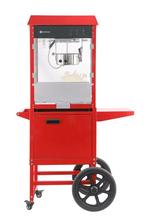 Hendi Popcornmachine met Kar | Rood | 150g per Cyclus | 3,5, Ophalen of Verzenden