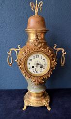 Vaasklok Jugendstil Brons, Aardewerk, Glas - 1850-1900 -