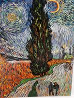 Weg met cipressen en ster naar Vincent van Gogh, Nieuw