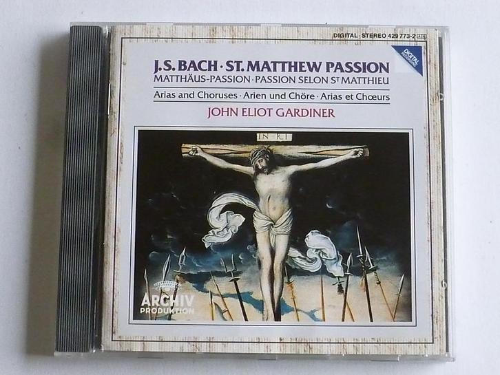 J.S. Bach - St. Matthew Passion / John Eliot Gardiner, Cd's en Dvd's, Cd's | Klassiek, Zo goed als nieuw, Verzenden