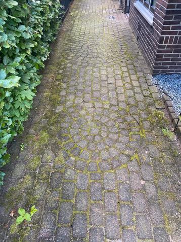 Terras reinigen, tuin tegels schoonmaken hoge druk N-H beschikbaar voor biedingen