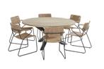 Taste by 4 Seasons Swing tuinset naturel met Louvre tafel Ø, Ophalen of Verzenden, Nieuw