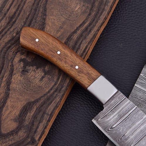 Keukenmes - Chefs knife - Gevouwen staal, hout - Noord, Antiek en Kunst, Antiek | Keukenbenodigdheden