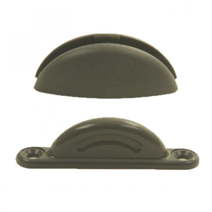 Deurvanger Plopp 2-delig Donkergrijs, Caravans en Kamperen, Camper-accessoires, Ophalen of Verzenden