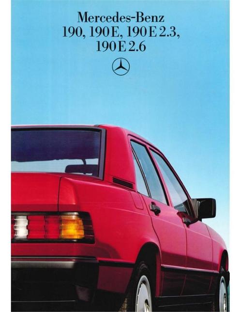 1986 MERCEDES BENZ 190 BROCHURE FRANS, Boeken, Auto's | Folders en Tijdschriften
