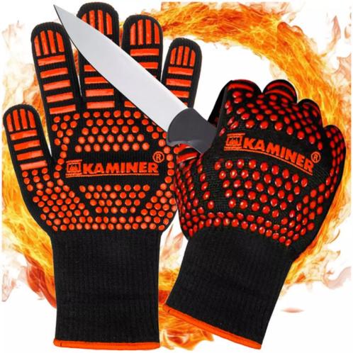 Kaminer BBQ-handschoenen – Hittebestendig & Antislip – V, Tuin en Terras, Barbecue-accessoires, Nieuw, Ophalen of Verzenden