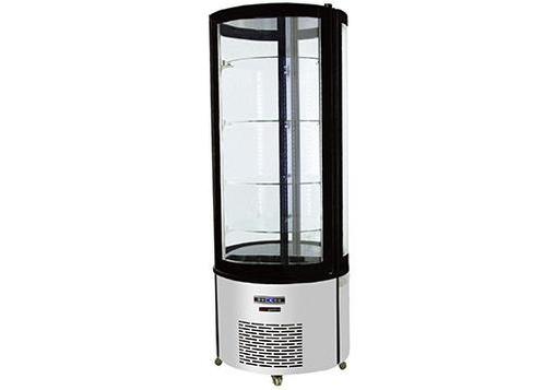 GGM Gastro | Panoramische vitrine - 360 liter - 680mm - 4 |, Huis en Inrichting, Keuken | Potten en Pannen, Verzenden