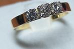 Ring - 18 karaat Geel goud Diamant (Natuurlijk) - 3, Sieraden, Tassen en Uiterlijk, Ringen, Nieuw