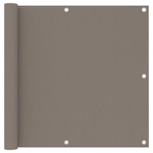 Balkonscherm 90x400 Taupe | Tweedekansje: Bescherm je bal..., Tuin en Terras, Tuinschermen, Nieuw, Kunststof, Minder dan 100 cm