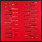 Bernard Aubertin (1934-2015) - Dessin de Feu sur Table Rouge, Antiek en Kunst
