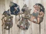 4 wayang kulit poppen - Java - Indonesië, Antiek en Kunst, Kunst | Niet-Westerse kunst