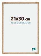 Fotolijst 21x30 cm - Goud - MDF - Catania, Huis en Inrichting, Woonaccessoires | Lijsten, Verzenden, Nieuw