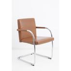Vitra Visasoft design sledestoel leer en stof, Overige plaatsen, Ophalen of Verzenden, Gebruikt, Stoel