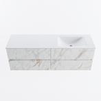 MONDIAZ VICA 150cm badmeubel onderkast Carrara 4 lades., Ophalen of Verzenden, Nieuw, Bad