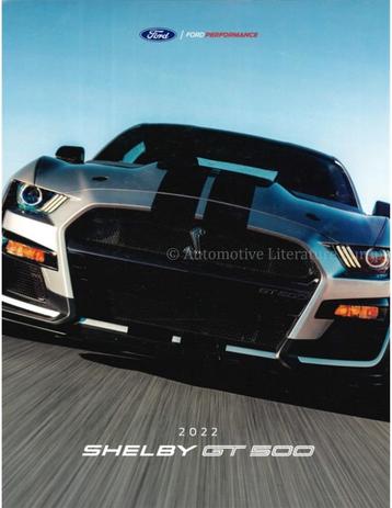 2022 FORD MUSTANG SHELBY GT500 BROCHURE ENGELS (USA) beschikbaar voor biedingen