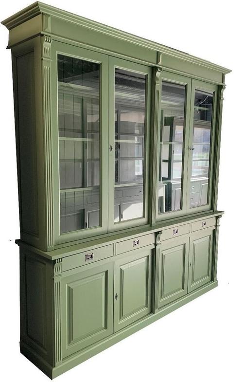 Buffetkast rietgroen Bakkum 225 x 230cm, Huis en Inrichting, Kasten | Buffetkasten, Ophalen of Verzenden