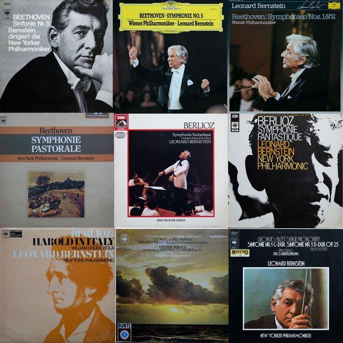 Leonard Bernstein - Excellent Collection of 23 Vinyl Albums, Cd's en Dvd's, Vinyl Singles