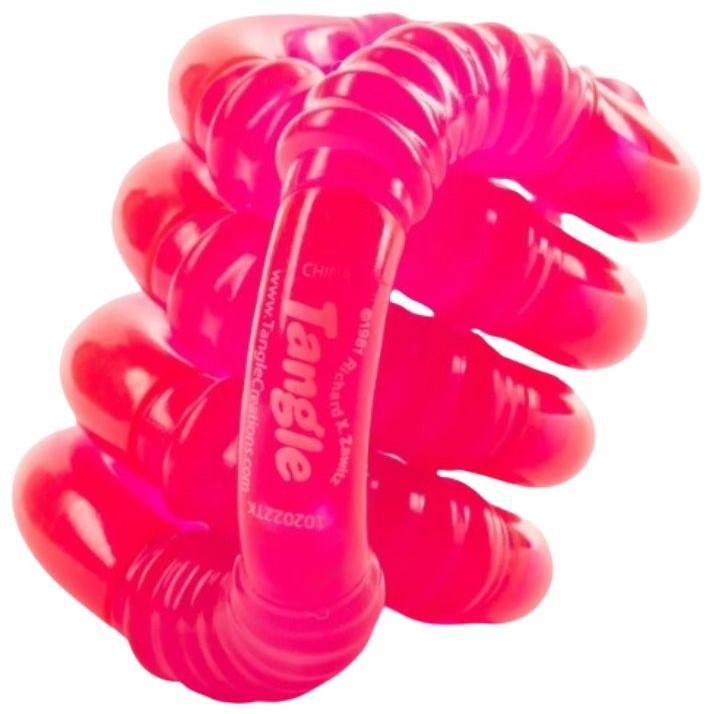Tangle Glow in the Dark Junior - Dark Guava (Pink) | Tangle, Kinderen en Baby's, Speelgoed | Overig, Nieuw, Verzenden