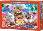 Kittens with Flowers Puzzel (500 stukjes) | Castorland -, Nieuw, Verzenden