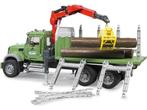 BRUDER MACK Granite Timber truck with 3 trunks, 4 jaar, ABS