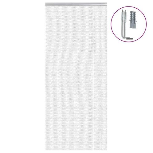 vidaXL Vliegengordijn kettingen 90x200 cm aluminium, Huis en Inrichting, Stoffering | Gordijnen en Lamellen, Nieuw, Verzenden