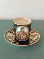 Richard Klemm Dresden - Kop en schotel - Porselein -