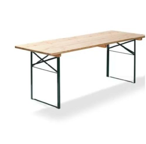 Biertafel | Groen | Hout | 220x50x78 cm, Zakelijke goederen, Horeca | Keukenapparatuur, Verzenden