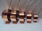 5 casseroles cuivres laitons - Steelpan - Aluminium, Koper,