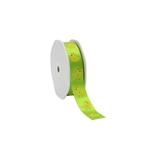 Satijn lint KuikensChickens - Lente groen 23 mm x 20 m rol, Ophalen of Verzenden, Nieuw