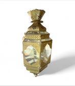 Plafondlamp - Glas, Messing - Marokkaanse lantaarn in gouden
