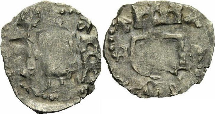 1420-1431 duitser Orden Nikolaus Redwitz Obol Severiner B..., Postzegels en Munten, Munten | Europa | Niet-Euromunten, Verzenden