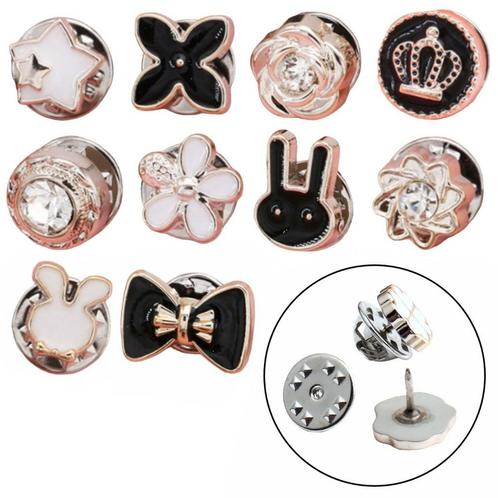 Fako Bijoux® - Pin Broche Mini - Steek Pin Knopen Set - 10, Sieraden, Tassen en Uiterlijk, Broches, Verzenden