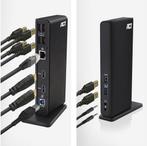 ACT AC7049 - Laptop Docking Station - Bedraad USB 3.2 Gen 1, Verzenden, Zo goed als nieuw