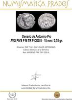 Romeinse Rijk. Antoninus Pius (138-161 n.Chr.). Denarius AVG, Postzegels en Munten