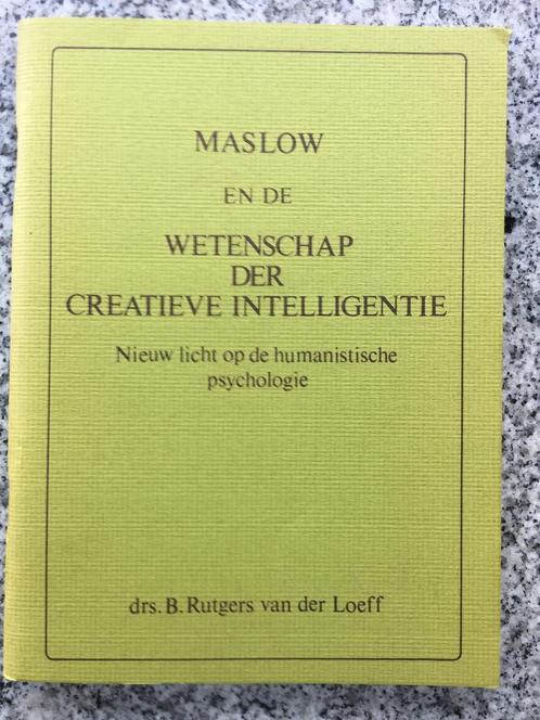 Maslow en de wetenschap der creatieve intelligentie, Boeken, Psychologie, Gelezen, Overige onderwerpen, Verzenden