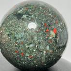 Fine Blood Stone Sphere Bol - Hoogte: 11.17 cm - Breedte: