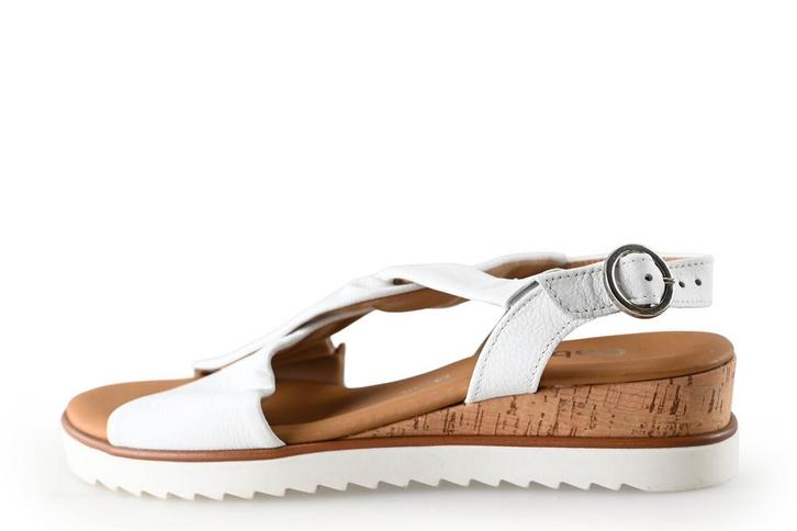 Gabor Sandalen in maat 38 Wit | 10% korting, Kleding | Dames, Schoenen, Wit, Zo goed als nieuw, Sandalen of Muiltjes, Verzenden