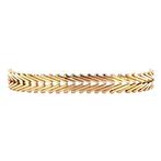 Gouden vintage fantasie armband 14 krt, Sieraden, Tassen en Uiterlijk, Armbanden, Ophalen of Verzenden, Nieuw