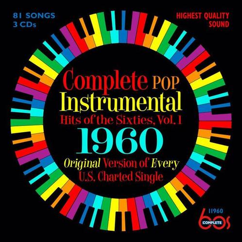 cd - Various - Complete Pop Instrumental Hits Of The Sixt..., Cd's en Dvd's, Cd's | Overige Cd's, Zo goed als nieuw, Verzenden
