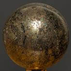 pyriet Fine Large Pyrite Sphere - Hoogte: 12.42 cm -, Verzamelen, Mineralen en Fossielen