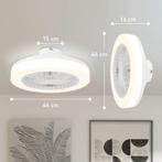 TRUUSK Plafondventilator Met Verlichting Afstandsbediening L, Verzenden, Nieuw