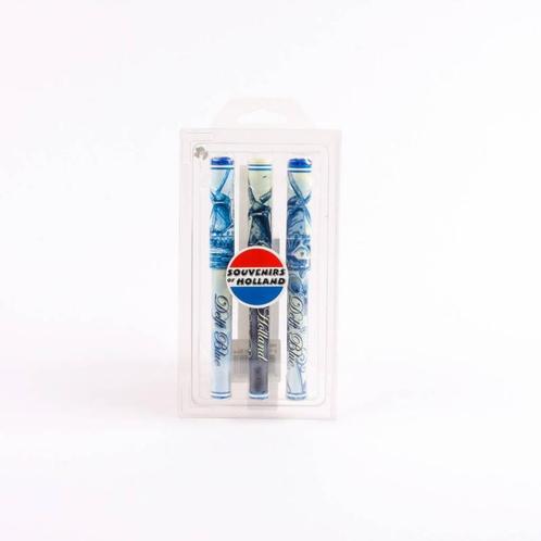 Pennen in blister 3 assorti delftsblauw Holland, Kleding | Heren, Schoenen, Nieuw, Ophalen of Verzenden