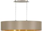 EGLO Maserlo - Hanglamp - 100 cm - Grijs/Taupe/Goud, Verzenden, Zo goed als nieuw