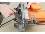 BLACK+DECKER CS1250L-QS - Cirkelzaag 1250W - Lasergeleider, Verzenden, Zo goed als nieuw