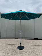 Parasol - 220cm - rond - met licht en voet - Nieuw (Tuin), Tuin en Terras, Verzenden, Nieuw