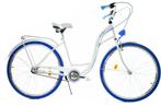 Meisjesfiets - 26 inch - met 3 versnellingen - wit blauw, Fietsen en Brommers, Fietsen | Kinderfietsjes, Ophalen of Verzenden