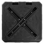 2dekans | Coast Robuuste Zwarte Parasolvoet 67x67x13 cm –, Tuin en Terras, Zand, Ophalen of Verzenden, Zo goed als nieuw